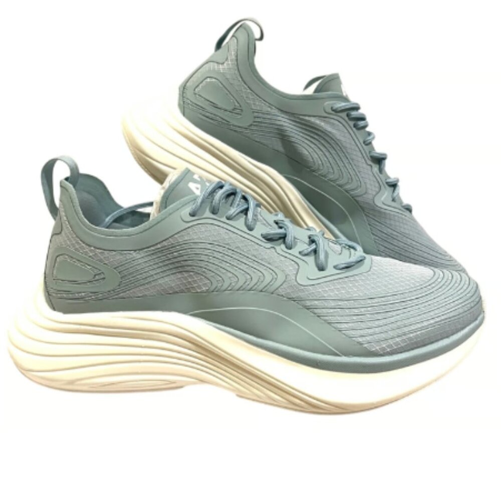 APL Athletic Propulsion Labs Streamline Sneakers Size 7.5 in Elder Green/White